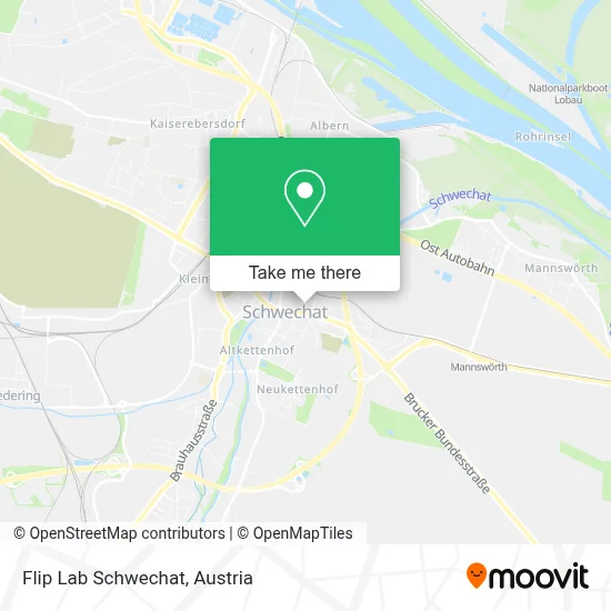Flip Lab Schwechat map