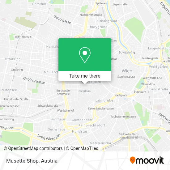 Musette Shop map