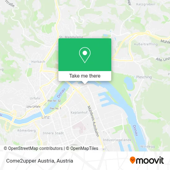 Come2upper Austria map