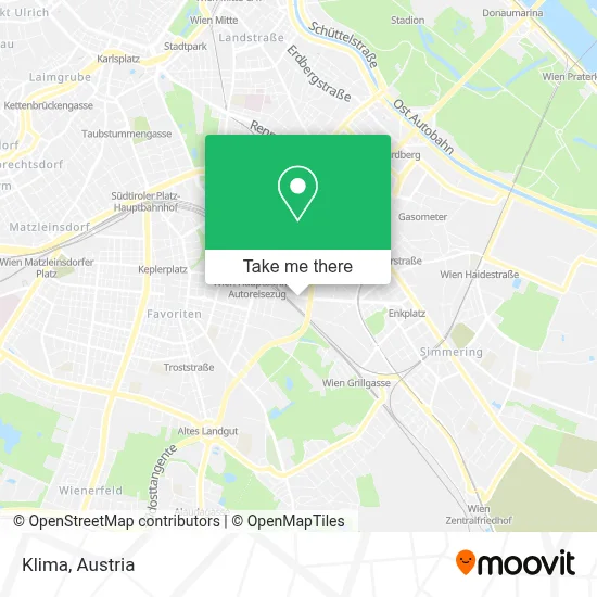 Klima map