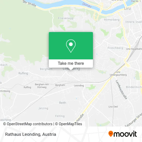 Rathaus Leonding map
