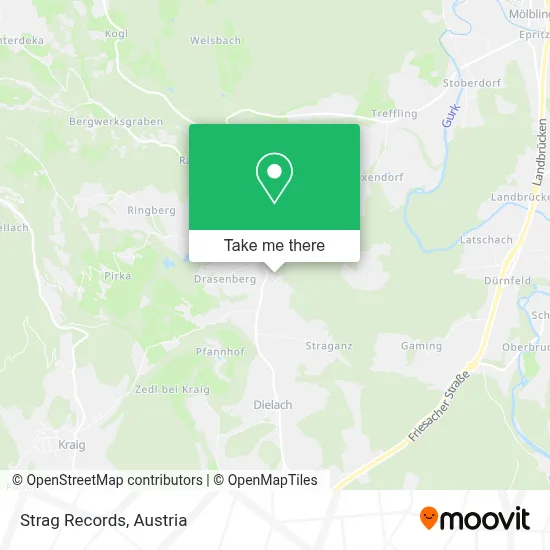 Strag Records map