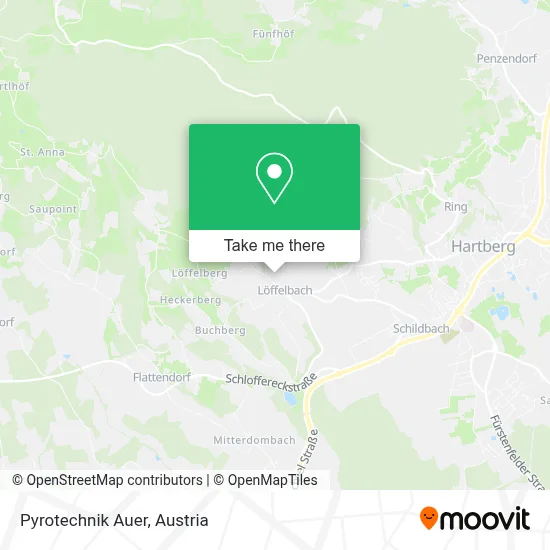 Pyrotechnik Auer map
