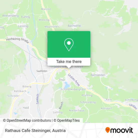 Rathaus Cafe Steininger map