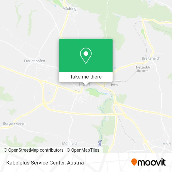 Kabelplus Service Center map