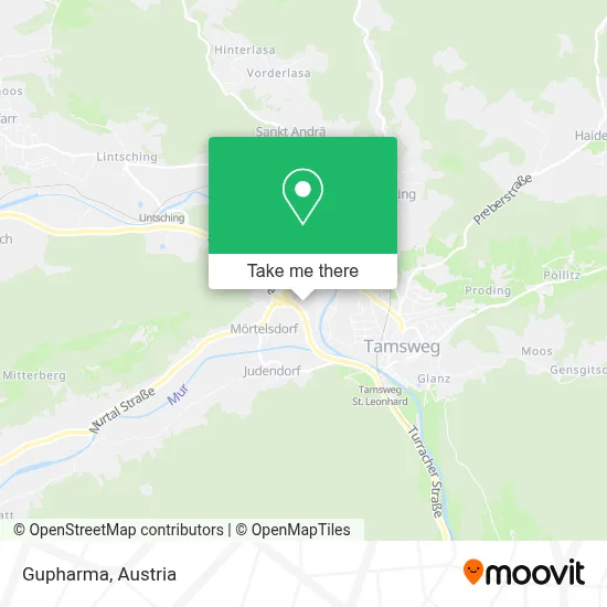Gupharma map