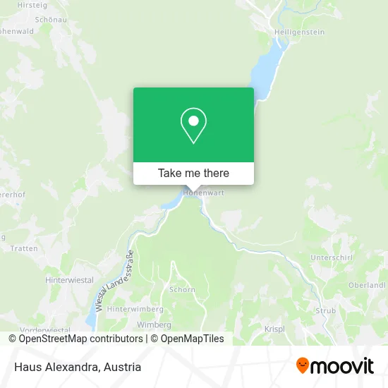 Haus Alexandra map