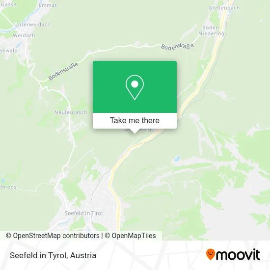 Seefeld In Tirol map