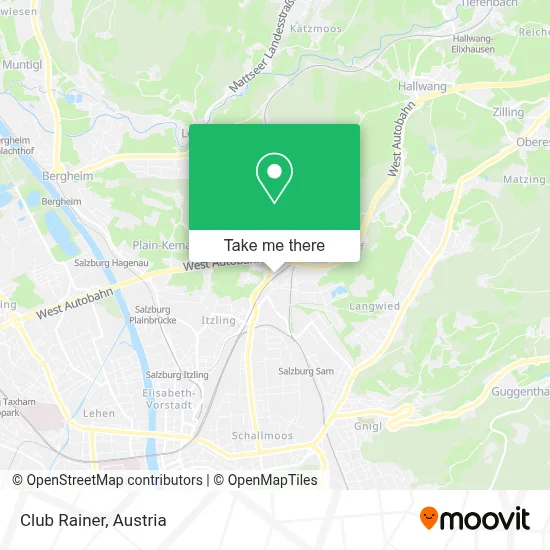 Club Rainer map