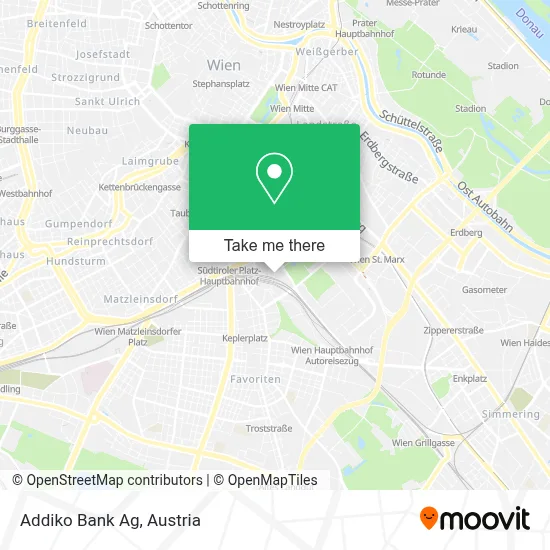 Addiko Bank Ag map