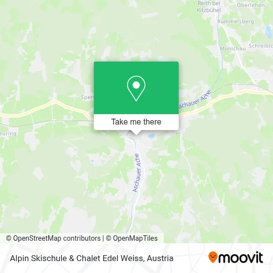 Alpin Skischule & Chalet Edel Weiss map