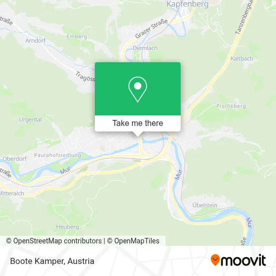 Boote Kamper map