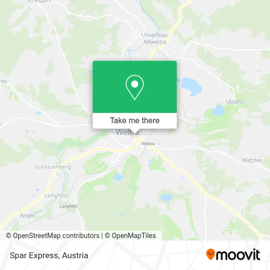 Spar Express map