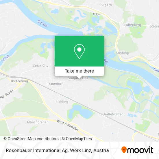 Rosenbauer International Ag, Werk Linz map