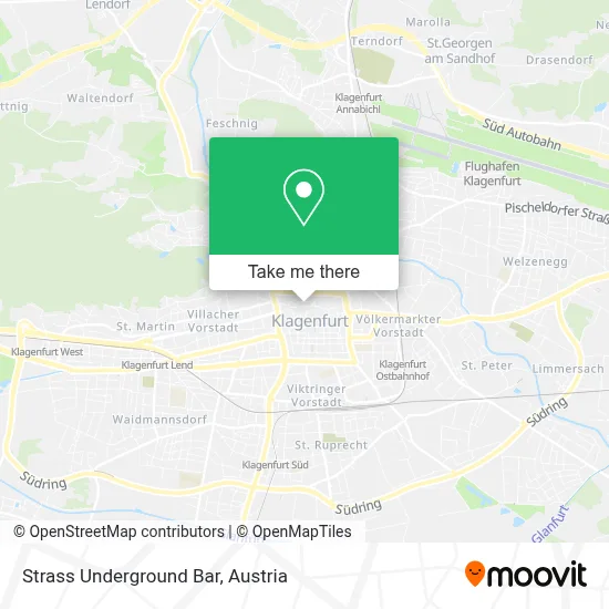Strass Underground Bar map