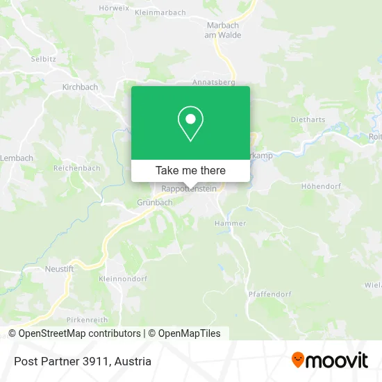 Post Partner 3911 map