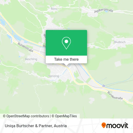 Uniqa Burtscher & Partner map
