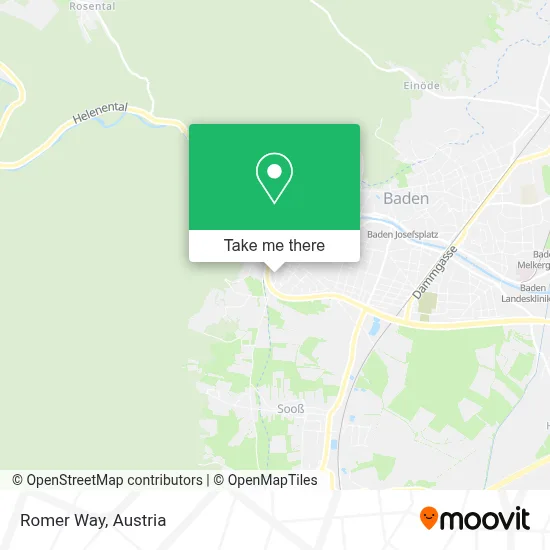 Römerweg map