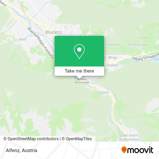 Alfenz map