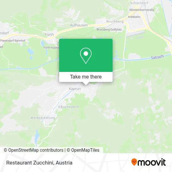 Restaurant Zucchini map