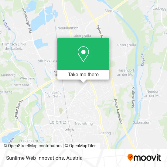 Sunlime Web Innovations map