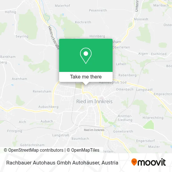 Rachbauer Autohaus Gmbh Autohäuser map
