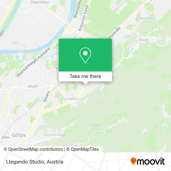 Llegando Studio map