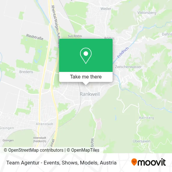 Team Agentur - Events, Shows, Models map