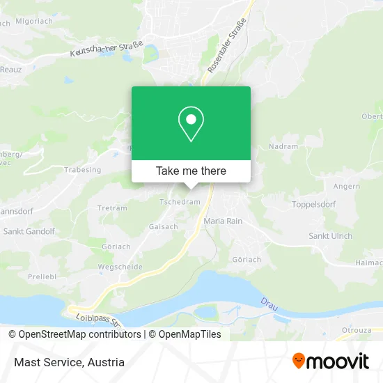Mast Service map