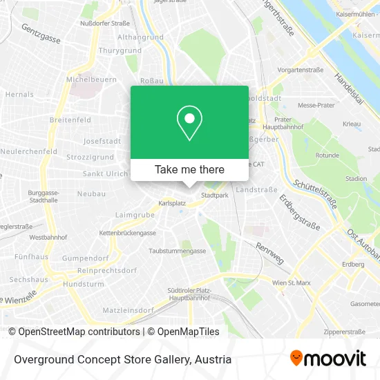 Overground Concept Store Gallery map