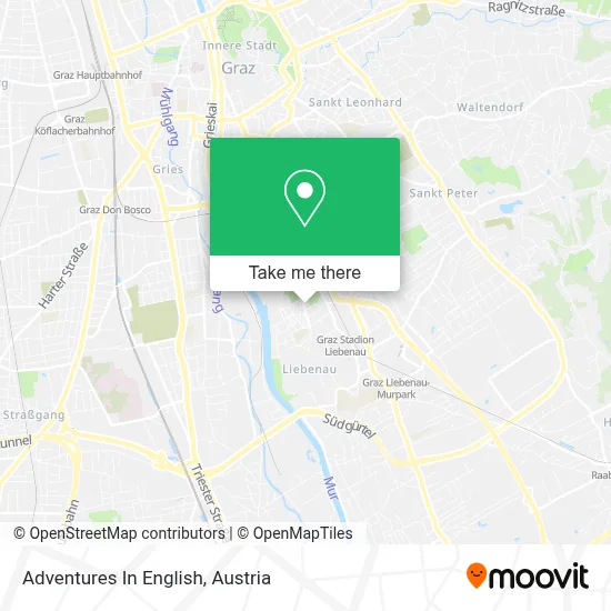 Adventures In English map