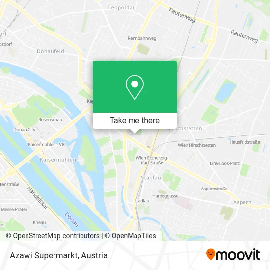 Azawi Supermarkt map