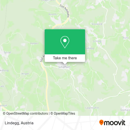Lindegg map