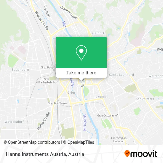 Hanna Instruments Austria map
