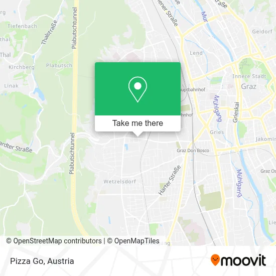 Pizza Go map