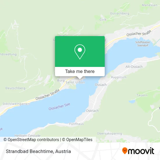 Strandbad Beachtime map