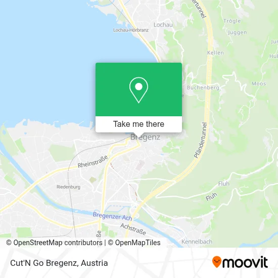 Cut'N Go Bregenz map
