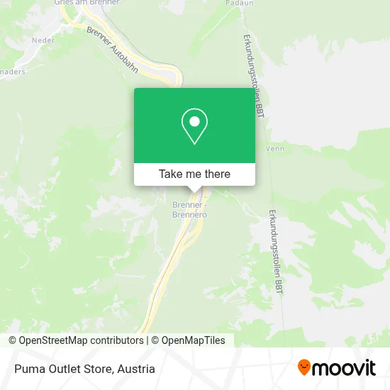 Puma Outlet Store map
