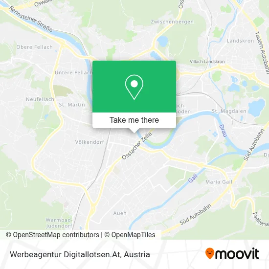 Werbeagentur Digitallotsen.At map