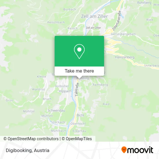Digibooking map