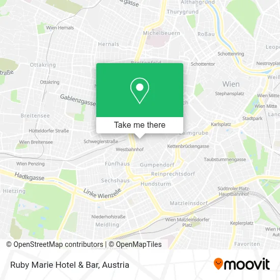 Ruby Marie Hotel & Bar map
