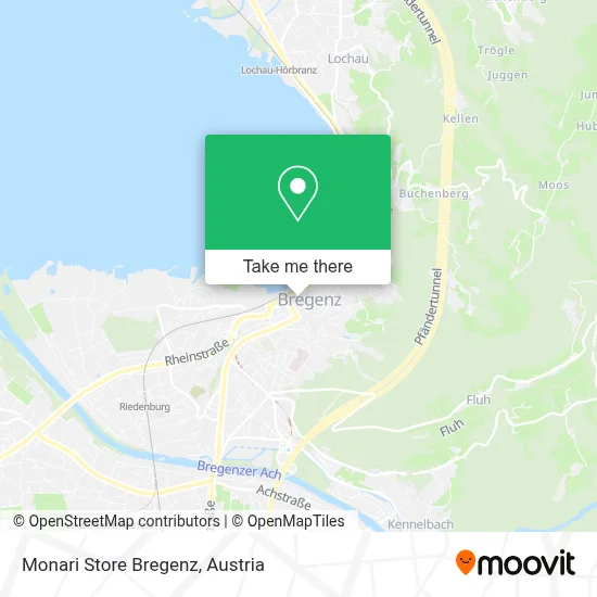 Monari Store Bregenz map
