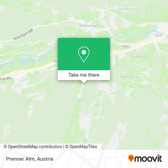 Prenner Alm map