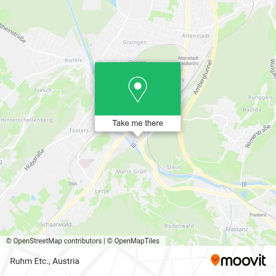 Ruhm Etc. map