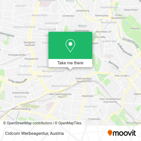 Cidcom Werbeagentur map