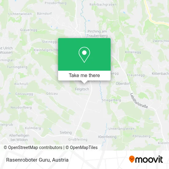 Rasenroboter Guru map