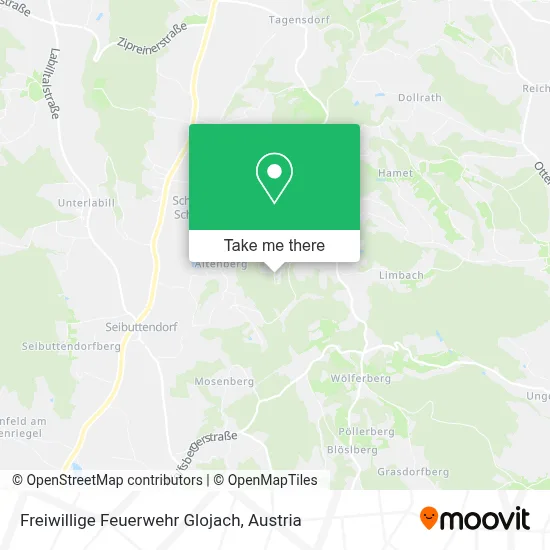 Freiwillige Feuerwehr Glojach map