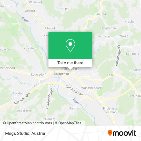 Megs Studio map