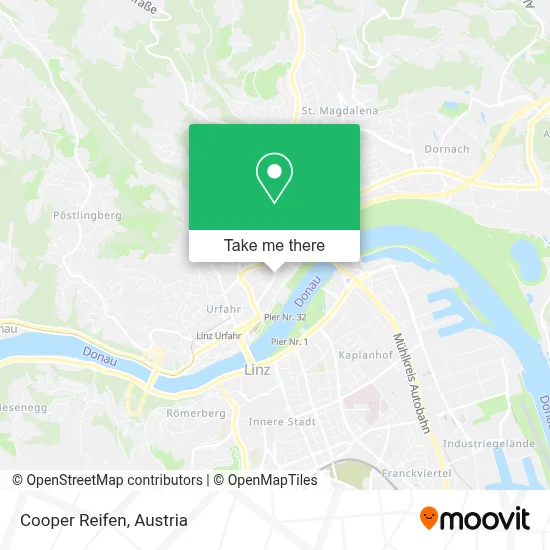 Cooper Reifen map