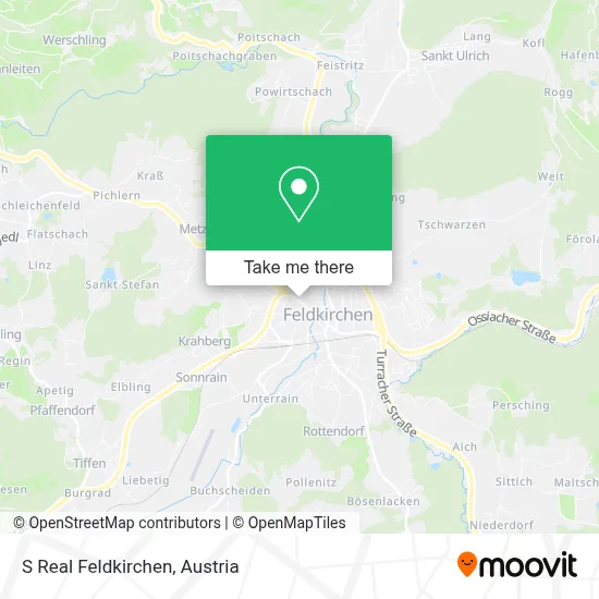 S Real Feldkirchen map